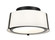 Semi-Flush Mts. Drum Shade by Crystorama ( 60 | FUL-903-BK Fulton ) 
