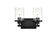 Bathroom Fixtures Two Lights by Elegant Lighting ( 173 | LD7316W12BLK Saanvi ) 