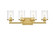 Bathroom Fixtures Four Lights by Elegant Lighting ( 173 | LD7316W25BRA Saanvi ) 
