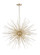Mid. Chandeliers Starburst by CWI Lighting ( 401 | 1034P30-9-620 Savannah ) 