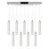 Linear/Island 4 Light + by CWI Lighting ( 401 | 1046P32-9-601-RC Celina ) 