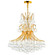 Mid. Chandeliers Glass Down by CWI Lighting ( 401 | 8012P24G Princess ) 