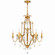 Mid. Chandeliers Candle by CWI Lighting ( 401 | 9836P28-6-125 Electra ) 