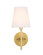 Sconces Single Candle by Elegant Lighting ( 173 | LD6185BR Cason ) 
