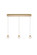 Linear/Island 3 Light Bar by Elegant Lighting ( 173 | 3505D28G Eren ) 