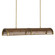 Linear/Island 4 Light + by Currey and Company ( 142 | 9000-0967 Woodbine Chestnut Rectangular Chandelier ) 