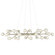 Linear/Island Geometric/Linear by Currey and Company ( 142 | 9000-0996 Chaldea Silver Chandelier ) 
