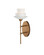 Sconces Single Glass by Currey and Company ( 142 | 5000-0236 Etiquette Collection ) 