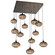 Pendants Multi-port/Cascade by Hammerton Studio ( 404 | CHB0036-12-FB-OB-C01-E2 Coppa ) 