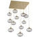 Pendants Multi-port/Cascade by Hammerton Studio ( 404 | CHB0036-12-GB-OC-C01-E2 Coppa ) 