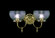 Sconces Double Glass by Framburg ( 8 | 7522 PB Chancery ) 