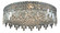 Flush Mounts Drum Shade by Elegant Lighting ( 173 | V2031F24C/RC Maxime ) 
