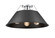 Flush Mounts Metal Shade by Golden ( 62 | 3306-3FM CH-BLK Orwell ) 