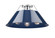 Flush Mounts Metal Shade by Golden ( 62 | 3306-3FM CH-NVY Orwell ) 
