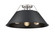 Flush Mounts Metal Shade by Golden ( 62 | 3306-3FM PW-BLK Orwell ) 