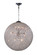 Pendants Sphere by Elegant Lighting ( 173 | V2102D24C/RC Cabaret ) 