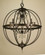 Mid. Chandeliers Sphere by Framburg ( 8 | 1069 BN Compass ) 