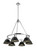 Mid. Chandeliers Metal Shade by Golden ( 62 | 3306-6 CH-BLK Orwell ) 