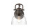 Sconces Single Glass by Golden ( 62 | 3602-BA1 RBZ-CLR Duncan ) 