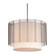 Pendants Drum Shade by Hammerton Studio ( 404 | CHB0020-38-NB-SH-001-E2 Downtown Mesh ) 
