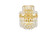 Sconces Empire/Basket by Elegant Lighting ( 173 | V8949W12G/RC Corona ) 