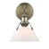 Sconces Single Glass by Golden ( 62 | 3306-BA1 AB-OP Orwell ) 