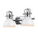 Bathroom Fixtures Two Lights by Golden ( 62 | 3602-BA2 CH-WHT Duncan ) 