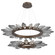 Mid. Chandeliers Ring/Halo by Hammerton Studio ( 404 | CHB0050-2T-FB-CS-CA1-L1 Rock Crystal ) 