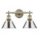 Bathroom Fixtures Two Lights by Golden ( 62 | 3306-BA2 AB-CH Orwell ) 