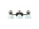 Bathroom Fixtures Three Lights by Golden ( 62 | 3602-BA3 RBZ-SF Duncan ) 