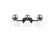 Bathroom Fixtures Three Lights by Golden ( 62 | 3602-BA3 RBZ-WH Duncan ) 