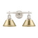 Bathroom Fixtures Two Lights by Golden ( 62 | 3306-BA2 PW-BCB Orwell ) 