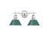Bathroom Fixtures Two Lights by Golden ( 62 | 3306-BA2 PW-GN Orwell ) 