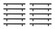 Specialty Items Cabinet Hardware by Elegant Lighting ( 173 | PL400-6-MB-10PK Quinn ) 