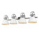 Bathroom Fixtures Four Lights by Golden ( 62 | 3602-BA4 CH-WH Duncan ) 