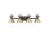 Bathroom Fixtures Four Lights by Golden ( 62 | 3602-BA4 RBZ-AB Duncan ) 