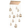 Large Chandeliers Multi-Port/Cascade by Hammerton Studio ( 404 | CHB0039-12-NB-B-C01-L1 Gem ) 
