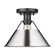 Flush Mounts Metal Shade by Golden ( 62 | 3306-FM BLK-CH Orwell ) 