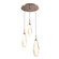 Mini Pendants 3 Light Cluster by Hammerton Studio ( 404 | CHB0049-03-BB-RA-C01-L1 Aalto ) 