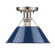Flush Mounts Metal Shade by Golden ( 62 | 3306-FM PW-NVY Orwell ) 