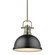 Pendants Metal Shade by Golden ( 62 | 3604-L AB-BLK Duncan ) 