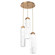 Mini Pendants 3 Light Cluster by Hammerton Studio ( 404 | CHB0056-03-NB-LC-C01-L1 Ledgestone ) 