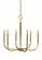 Mid. Chandeliers Candle by Framburg ( 8 | 5876 BR Manhattan ) 