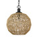 Pendants Fabric Shade by Golden ( 62 | 6933-M BLK-NR Florence ) 