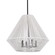 Pendants Fabric Shade by Golden ( 62 | 6937-4P BLK-WR Valentina ) 