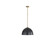 Pendants Metal Shade by Golden ( 62 | 6950-L MBS-BLK Shepard ) 