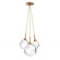 Mini Pendants 3 Light Cluster by Hammerton Studio ( 404 | CHB0039-0E-NB-C-C01-L3 Gem ) 