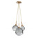 Mini Pendants 3 Light Cluster by Hammerton Studio ( 404 | CHB0039-0E-NB-S-C01-L1 Gem ) 
