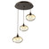 Pendants Multi-port/Cascade by Hammerton Studio ( 404 | CHB0036-03-FB-OA-C01-E2 Coppa ) 