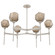 Mid. Chandeliers Glass Up by Hammerton Studio ( 404 | CHB0039-39-BS-B-001-L1 Gem ) 
